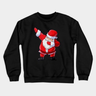 Dabbing Santa Christmas Tshirt Gift Dab Santa Claus Crewneck Sweatshirt